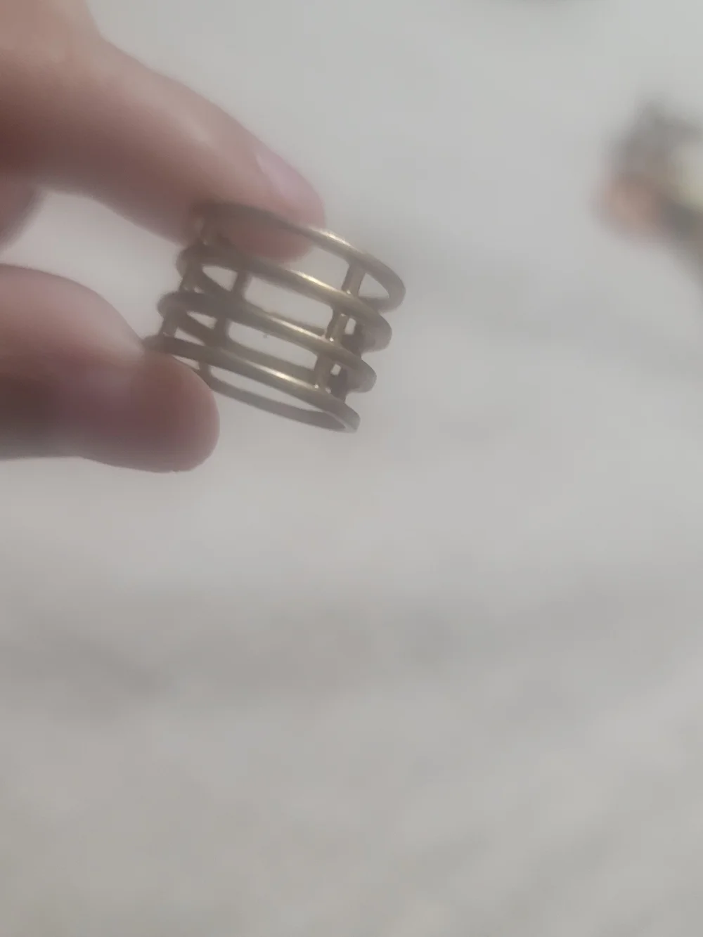 Gold-Tone Multi-Band Women’s Ring
